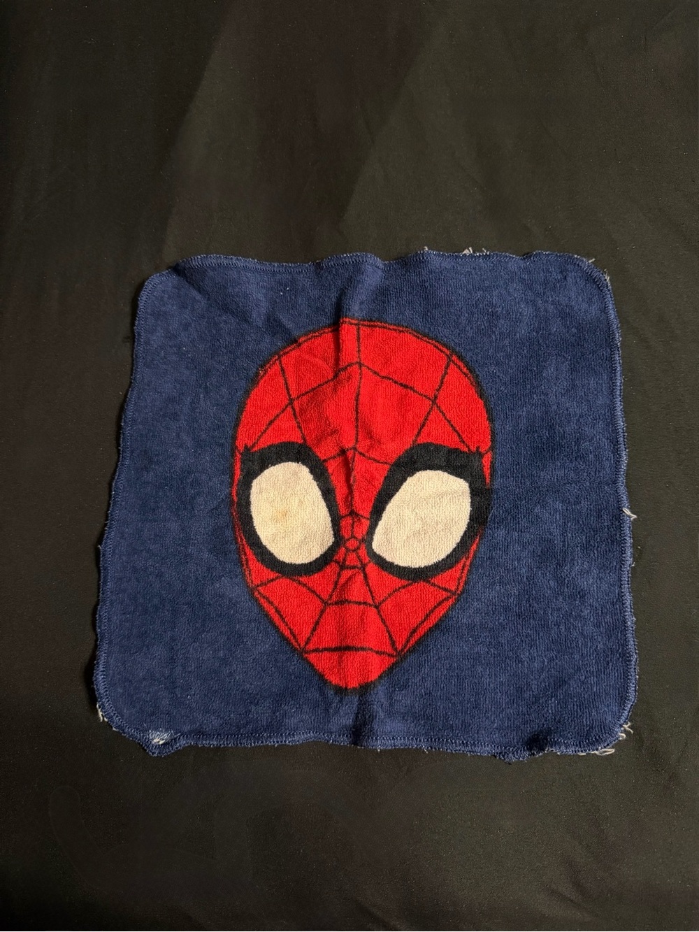 Kids Spider-Themed Blue and Red Wash Cloth